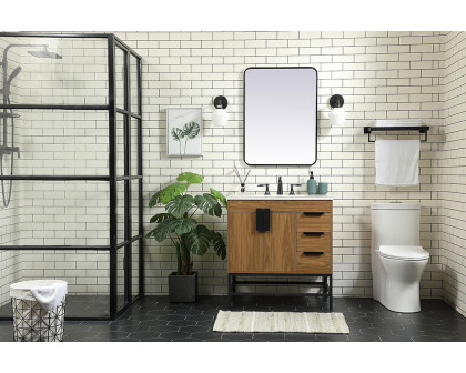 Elegant Bathroom Vanity - Walnut Brown (VF48832WB)