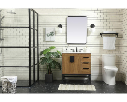 Elegant Bathroom Vanity - Walnut Brown (VF48832WB-BS)