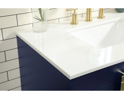 Elegant Bathroom Vanity - Blue (VF48836MBL)