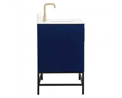 Elegant Bathroom Vanity - Blue (VF48836MBL-BS)