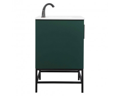 Elegant Bathroom Vanity - Green (VF48836MGN)