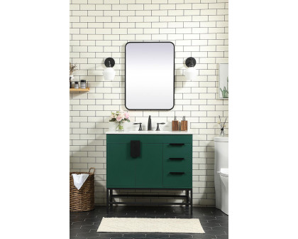 Elegant Bathroom Vanity - Green (VF48836MGN-BS)