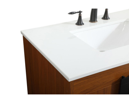 Elegant Bathroom Vanity - Teak (VF48836MTK)