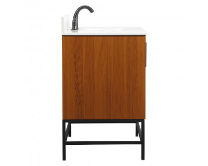 Elegant Bathroom Vanity - Teak (VF48836MTK-BS)