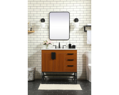 Elegant Bathroom Vanity - Teak (VF48836MTK-BS)