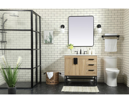 Elegant Bathroom Vanity - Mango Wood (VF48836MW)