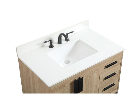 Elegant Bathroom Vanity - Mango Wood (VF48836MW-BS)