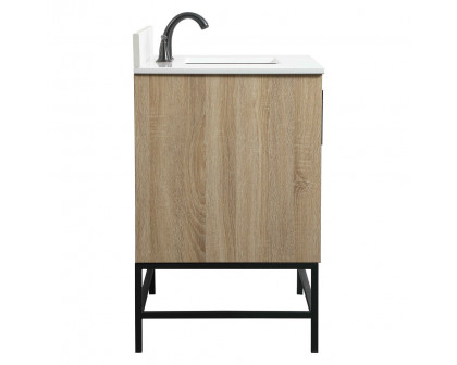 Elegant Bathroom Vanity - Mango Wood (VF48836MW-BS)