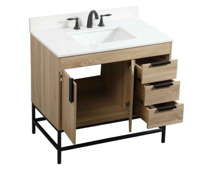 Elegant Bathroom Vanity - Mango Wood (VF48836MW-BS)