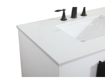 Elegant Bathroom Vanity - White (VF48836MWH)