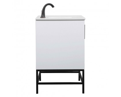 Elegant Bathroom Vanity - White (VF48836MWH)