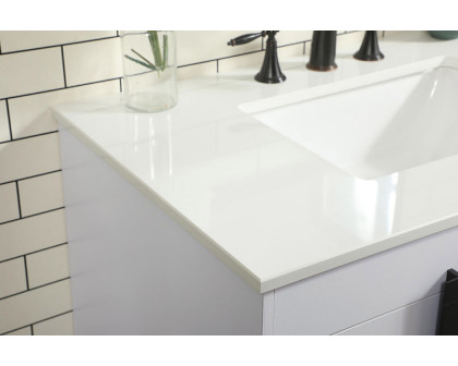 Elegant Bathroom Vanity - White (VF48836MWH)