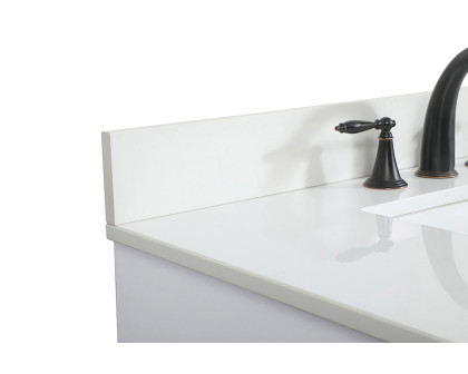 Elegant Bathroom Vanity - White (VF48836MWH-BS)