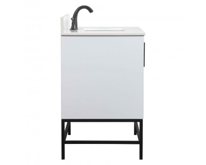 Elegant Bathroom Vanity - White (VF48836MWH-BS)