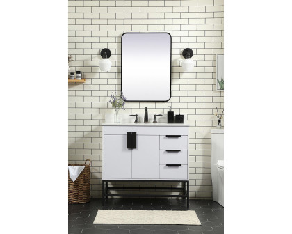 Elegant Bathroom Vanity - White (VF48836MWH-BS)