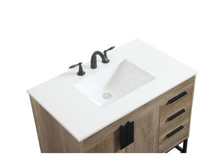 Elegant Bathroom Vanity - Natural Oak (VF48836NT)