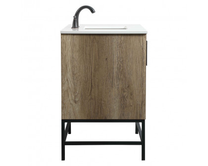 Elegant Bathroom Vanity - Natural Oak (VF48836NT)