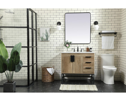 Elegant Bathroom Vanity - Natural Oak (VF48836NT)