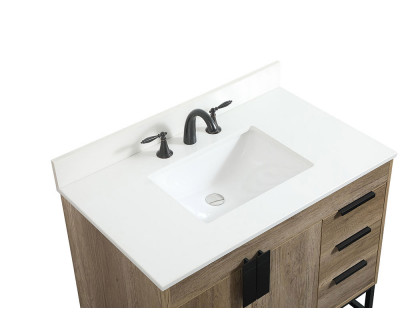 Elegant Bathroom Vanity - Natural Oak (VF48836NT-BS)