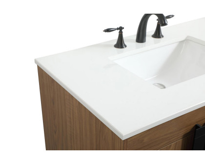 Elegant Bathroom Vanity - Walnut Brown (VF48836WB)