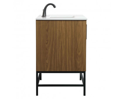 Elegant Bathroom Vanity - Walnut Brown (VF48836WB)