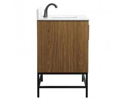 Elegant Bathroom Vanity - Walnut Brown (VF48836WB-BS)