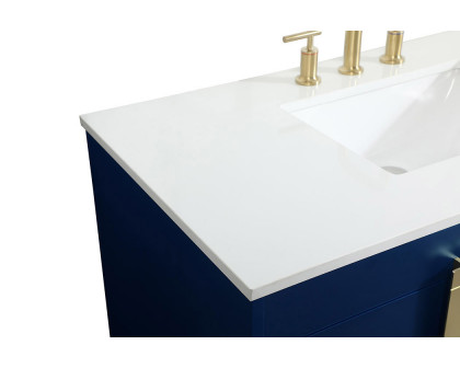 Elegant Bathroom Vanity - Blue (VF48842MBL)