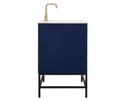 Elegant Bathroom Vanity - Blue (VF48842MBL)