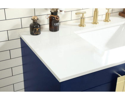 Elegant Bathroom Vanity - Blue (VF48842MBL)