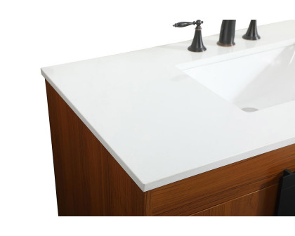 Elegant Bathroom Vanity - Teak (VF48842MTK)