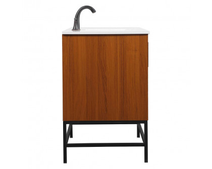 Elegant Bathroom Vanity - Teak (VF48842MTK)