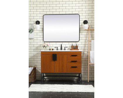 Elegant Bathroom Vanity - Teak (VF48842MTK)