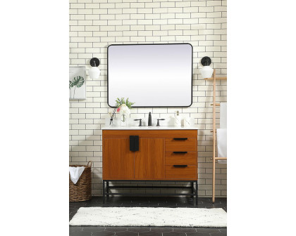 Elegant Bathroom Vanity - Teak (VF48842MTK-BS)