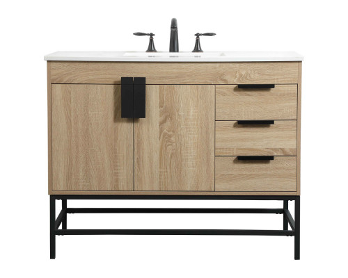 Elegant Bathroom Vanity - Mango Wood (VF48842MW)