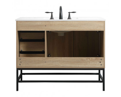 Elegant Bathroom Vanity - Mango Wood (VF48842MW)