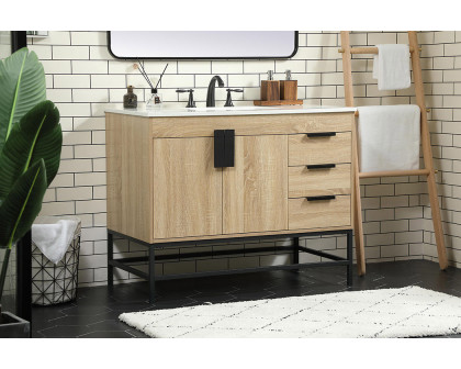 Elegant Bathroom Vanity - Mango Wood (VF48842MW)