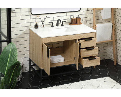 Elegant Bathroom Vanity - Mango Wood (VF48842MW)