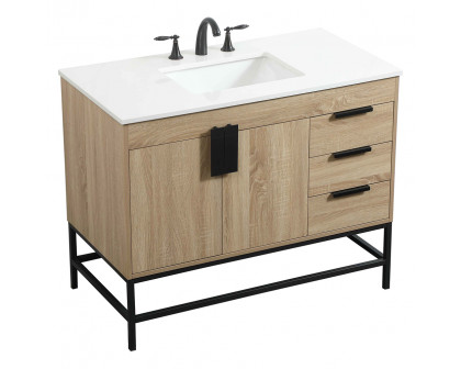 Elegant Bathroom Vanity - Mango Wood (VF48842MW)