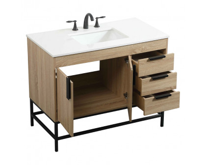 Elegant Bathroom Vanity - Mango Wood (VF48842MW)