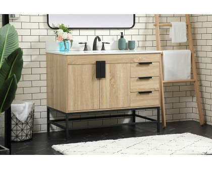 Elegant Bathroom Vanity - Mango Wood (VF48842MW-BS)