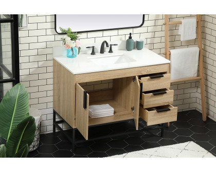 Elegant Bathroom Vanity - Mango Wood (VF48842MW-BS)