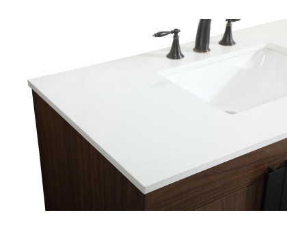 Elegant Bathroom Vanity - Walnut (VF48842MWT)