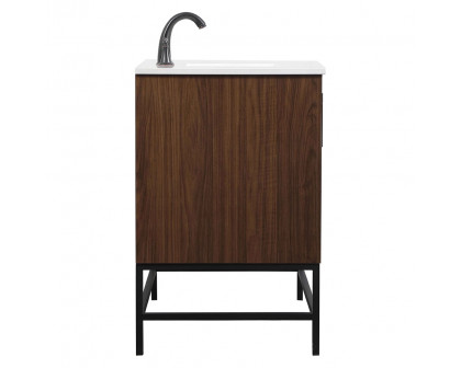 Elegant Bathroom Vanity - Walnut (VF48842MWT)