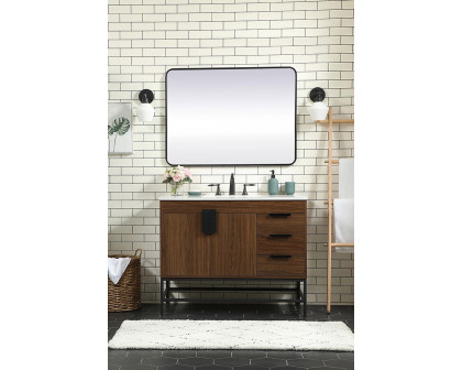 Elegant Bathroom Vanity - Walnut (VF48842MWT)