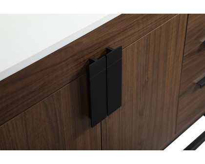 Elegant Bathroom Vanity - Walnut (VF48842MWT-BS)