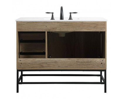 Elegant Bathroom Vanity - Natural Oak (VF48842NT)