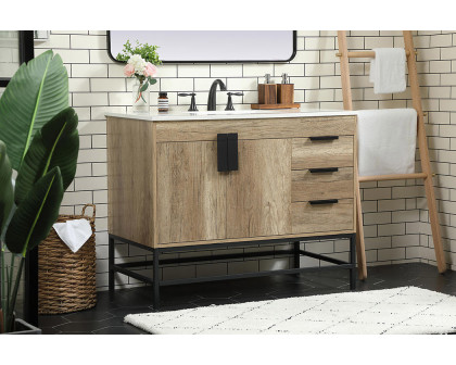 Elegant Bathroom Vanity - Natural Oak (VF48842NT)