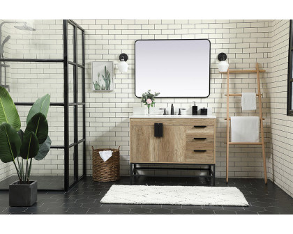 Elegant Bathroom Vanity - Natural Oak (VF48842NT-BS)