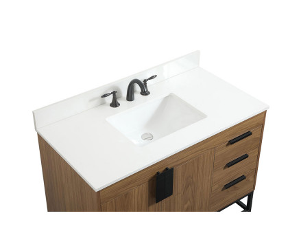 Elegant Bathroom Vanity - Walnut Brown (VF48842WB-BS)