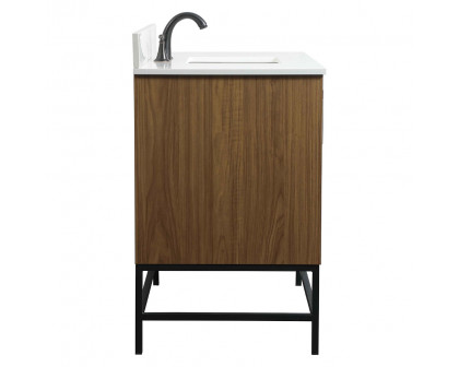 Elegant Bathroom Vanity - Walnut Brown (VF48842WB-BS)